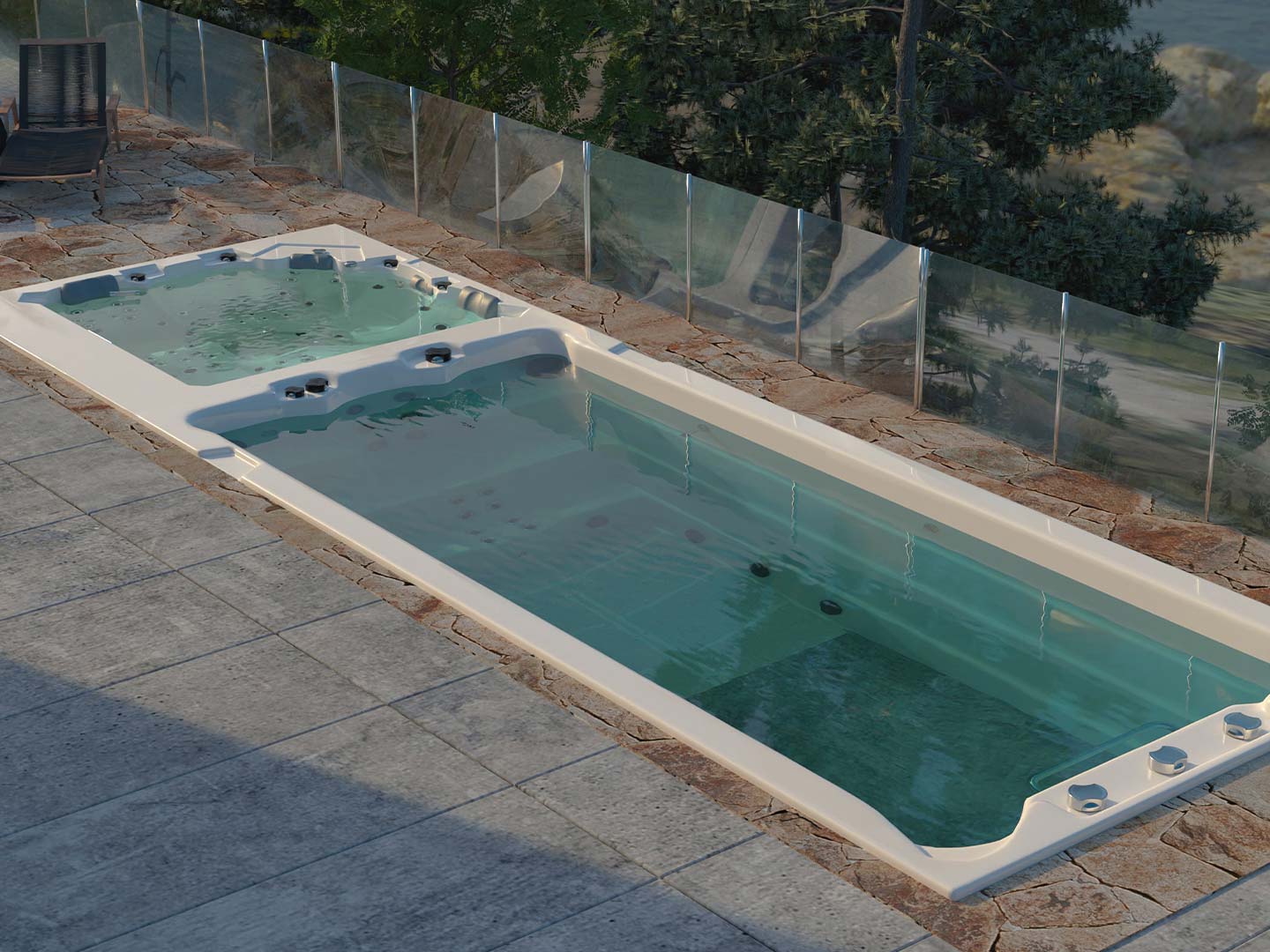 INFINITAS SP2500 Swim Spa – Ansicht 5
