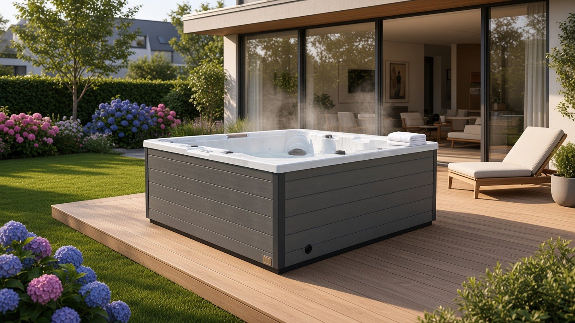 INFINITAS Blueline 400 Whirlpool im Außenbereich