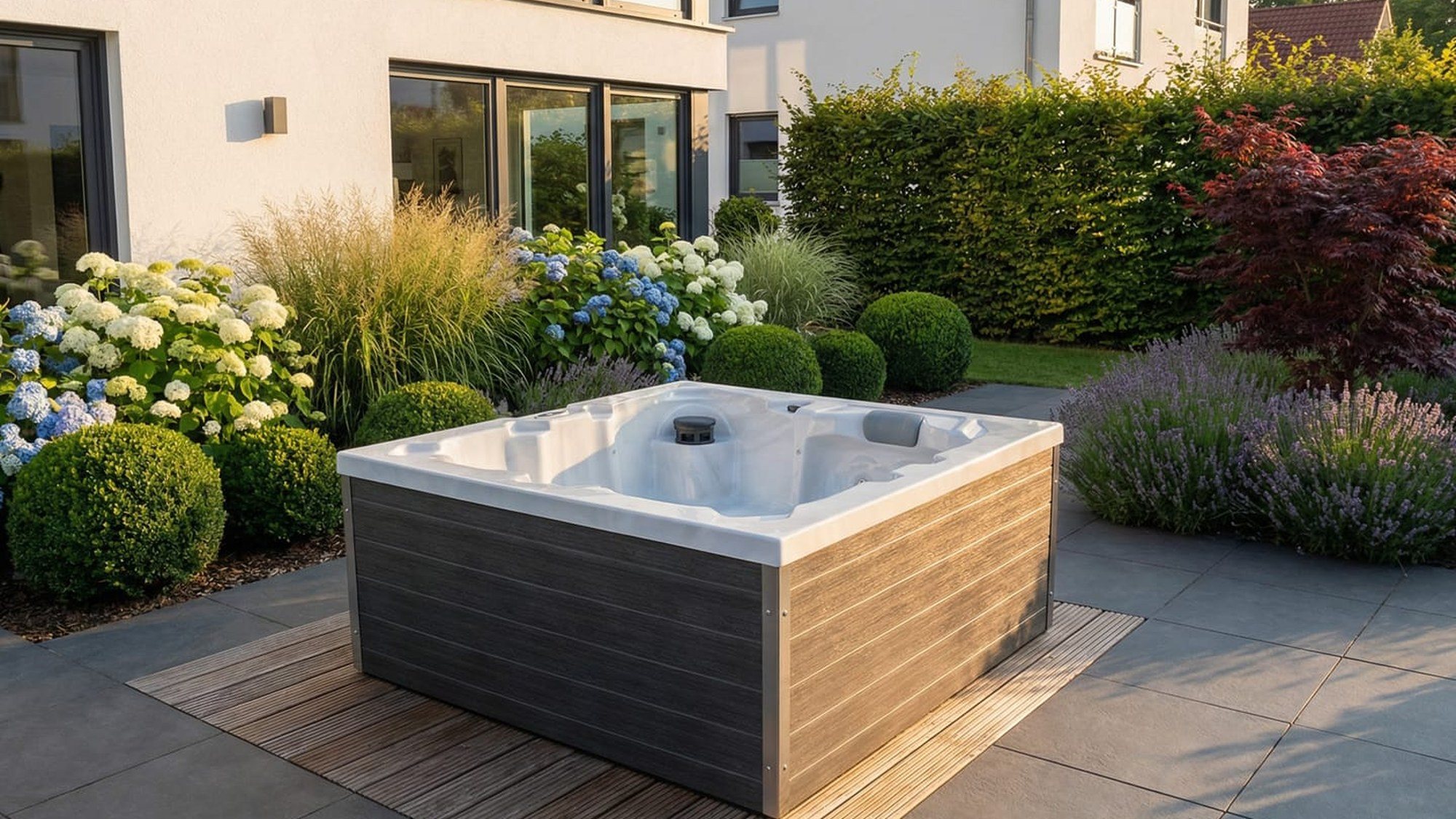 INFINITAS Blueline 800 Whirlpool im Außenbereich