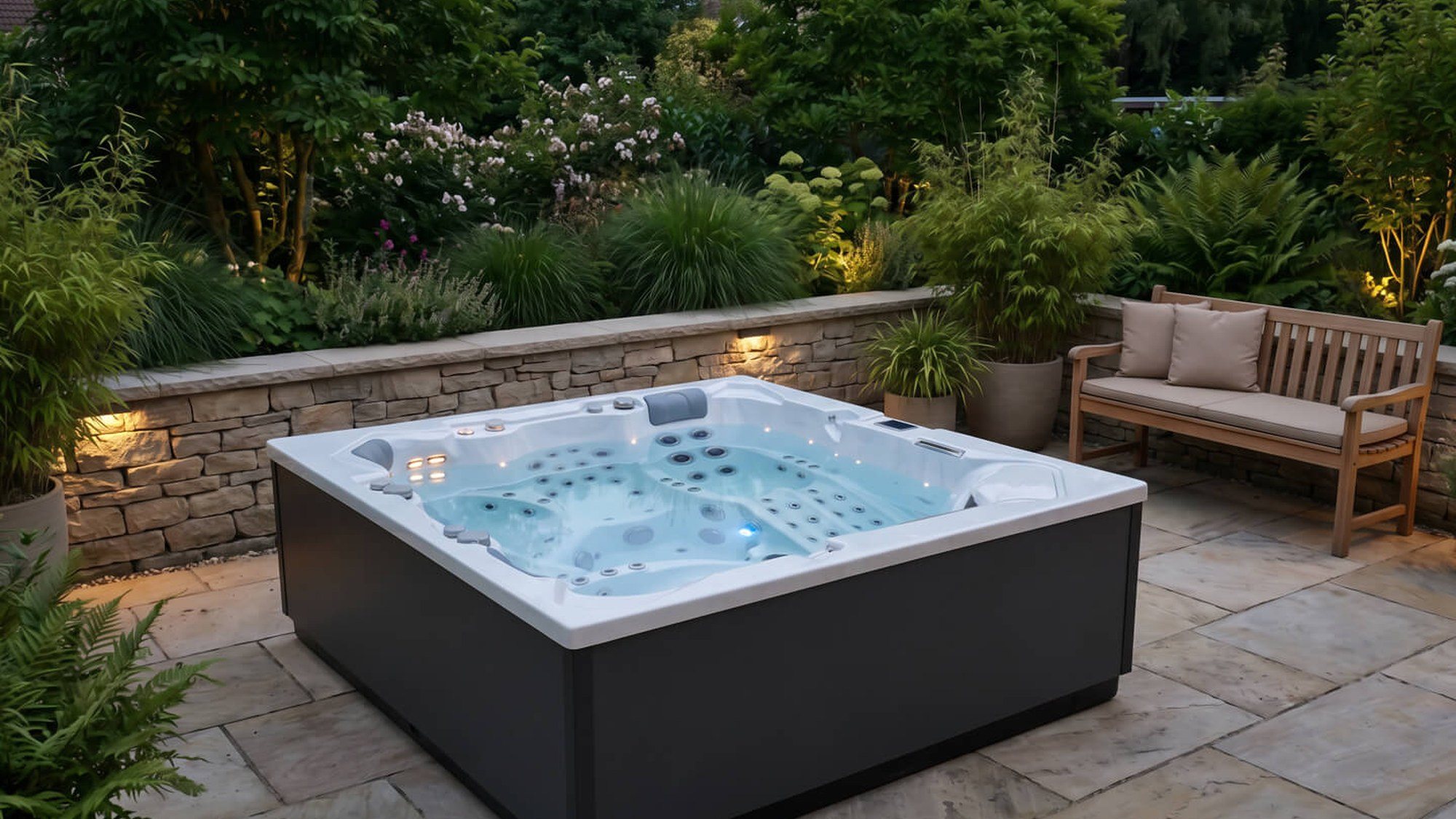 INFINITAS MB500 Whirlpool im Außenbereich