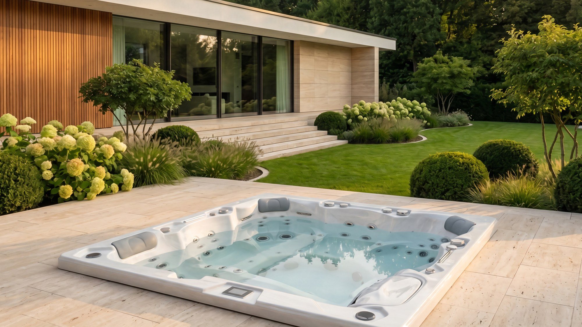 INFINITAS MB600 Whirlpool im Außenbereich