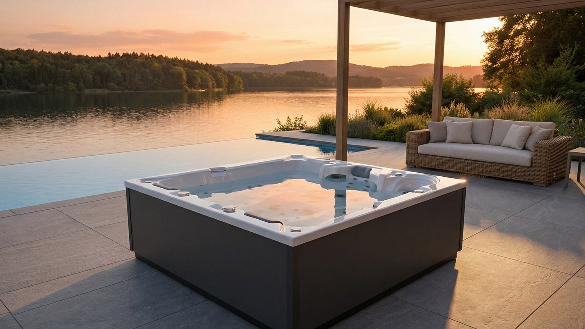 INFINITAS MB700 Whirlpool im Außenbereich