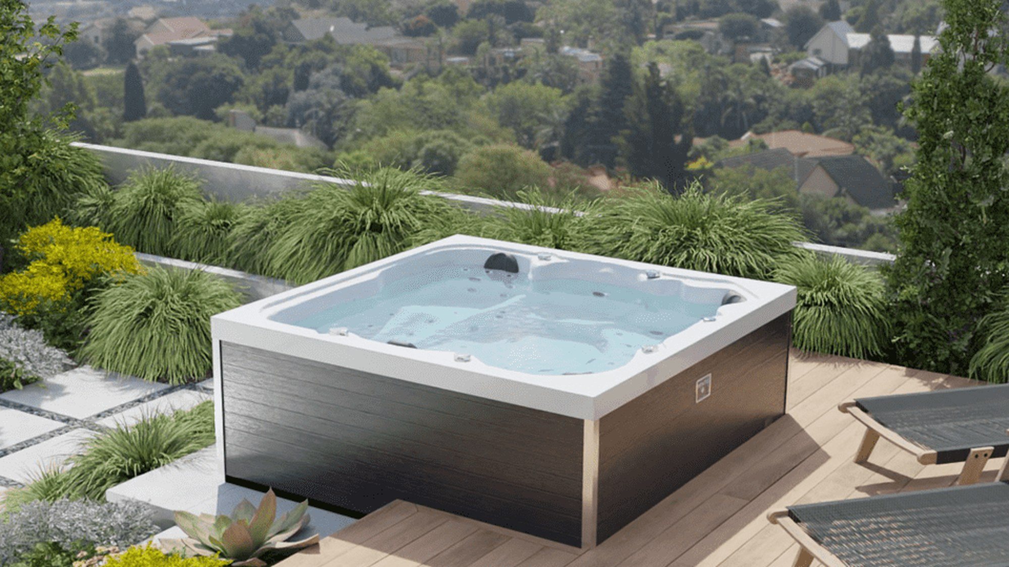 INFINITAS SE300 Whirlpool im Außenbereich
