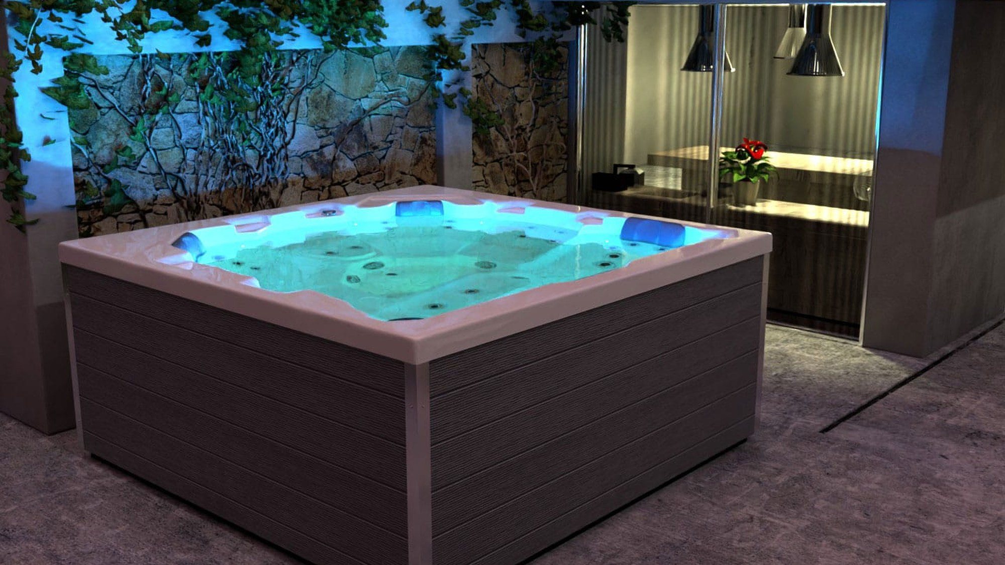 INFINITAS SE400 Whirlpool im Außenbereich