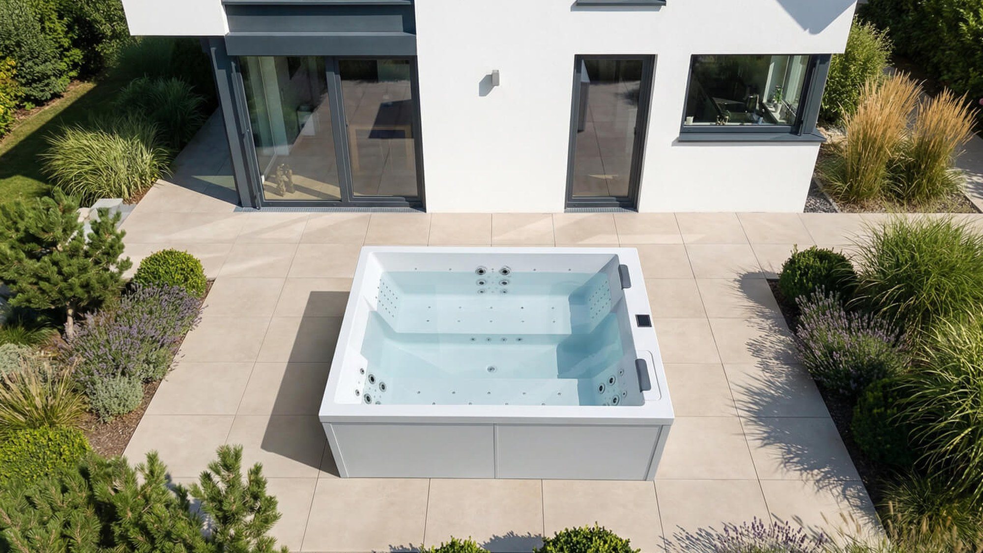 INFINITAS The Vibe Whirlpool im Außenbereich