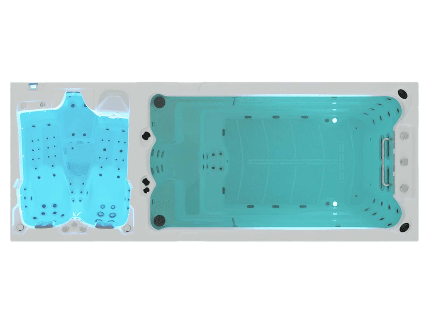 INFINITAS SP1300 swim spa – view 3